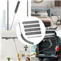 Lectorias plumeau telescopique Lavable pour Nettoyage des Espaces, plumeau pour Nettoyer Le Lit, Le Canapé, La Maison et Cuisine