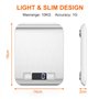 inoxydable pese aliment cuisine avec affichage LED et fonction tare