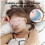 Tuocal Masque de Nuit 100% Occultant pour Hommes & Femmes, 3D Masque de Sommeil Zero Pression-Design Bloque la Lumière pour Dorm