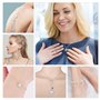 UWOBEFO 10M Chaine pour Bijoux Argent Chaîne de Câble de Liaison Chaine au Metre Bijoux 2X3mm Chainette pour Bijoux Chaîne de Câ