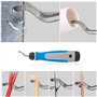STARVAST Outil d’ébavurage avec Poignée Améliorée + 15 Pièces Lames Ensemble pour les Trous en Acier Aluminium Plastique Métal M