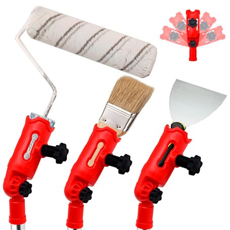 Support Extensible pour Pinceau de Peinture Multi-Angles
