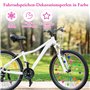 Lot de 246 perles de rayons de vélo colorées - Accessoires de vélo pour enfants - Perles de rayons de vélo réfléchissantes - Déc