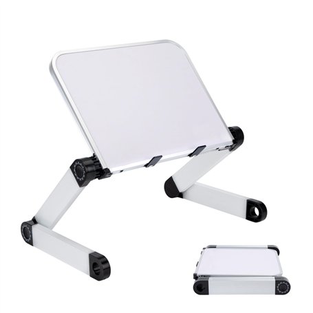 Support de Livre pour Lecture Réglable Pupitre Livre de Cuisine Ergonomique Lutrin Livre Hauteur et Angle Réglable Pliable pour