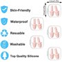 5 Paires Bouchons d'oreille en Silicone, Bouchons d'oreille pour Dormir, Nager Bouchons d'oreilles Étanches, Réutilisables Réduc