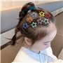 10 Pièces Lumineuses Barrette Etoile Cheveux,Barrettes à Cheveux Colorées,Etoiles Barrettes à Cheveux,Convient pour Les Fêtes,To