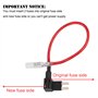 Porte-Fusible Micro Voiture Adaptateur Lame Porte-Fusible Add-A-Circuit Porte-Fusible avec 6 Pièces de Fusible à Lame 5A 10A 15A