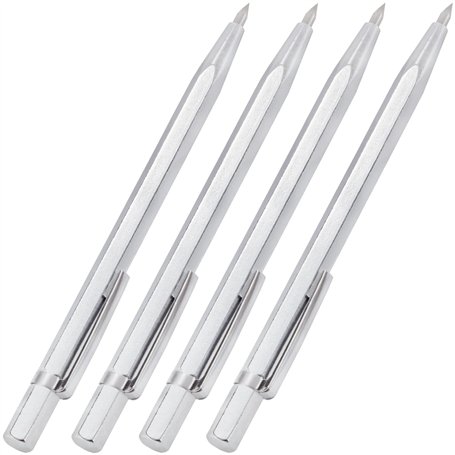 Pointe à Tracer en Carbure de Tungstène Stylos à Tracer en Métal Stylos de Gravure en Alliage pour Plaque en Céramique/Métal/Ver