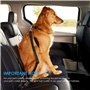 Voiture Ceinture de Sécurité pour Chien Harnais de Sécurité Supérieure avec Absorption des Chocs et Mousqueton élastique Réglabl