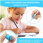 WuzhiEu Lot de 9 aides d'écriture pour enfants - Porte-stylo en silicone - Aide aux enfants - Poignée pour tenir le stylo - Poig