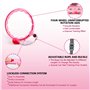 LINGDA Hula Hoop Smart Hula Hoop Cerceau avec Compteur Intelligent, avec Balle de Poids et 16 maillons réglables Amovibles, avec