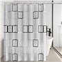 Rideau De Douche Anti Moisissure, 180X200cm Rideau de Salle de Bain, Rideau de Baignoire avec 12 Crochets, Imperméable Rideau de