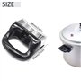 Wilsonzin 2 Pcs Poignée pour Autocuiseur Poignée de Support Latérale pour Autocuiseur Poignées en Bakélite Noires de Remplacemen