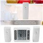 MAGT Thermomètre de réfrigérateur, thermomètre de congélateur de réfrigérateur avec Alarme sonore audionumérique numérique sans 