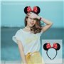 KALUROIL 8 PCS Minnie Mouse Oreilles Bandeau, Oreilles de Souris de Bande Dessinée avec Noeud Minnie Mouse Oreilles Bandeau Enfa