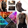PLATEYTR 1 Gilet en Maille pour Hommes Gilet en Maille pour pêcheurs Chemise en Maille pour Hommes Chemise en Maille ajustée pou