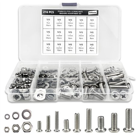 M4 M6 M8 Vis et écrous