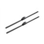 Bosch Balais d'Essuie–Glace Plats Aerotwin Retrofit AR609S, Longueur: 600mm/600mm – 1 Paire de Balais avant