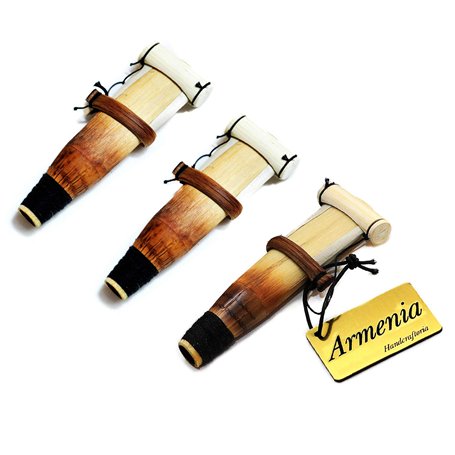 Lot de 2 Professional arménien Duduk anches – Fait main Ramish hautbois Balaban Instrument à vent en bois – Mey NEY