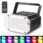48LED Mini Stroboscope Telecommande Dj Jeux de Lumiere Pour Soiree Strobe Light