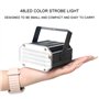 48LED Mini Stroboscope Telecommande Dj Jeux de Lumiere Pour Soiree Strobe Light, LED Couleur Lumière Stroboscopique Avec Télécom