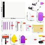 JOYBOY Tablette Lumineuse A4,Diamond Painting Accessoires,Luminosité Réglable Portable Table Lumineuse Planche Dessin avec USB C