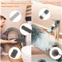 TAVADA Lot de 8 plumeaux télescopiques lavables, tige et balai d'angle flexible, microfibre avec tige télescopique, plumeau long