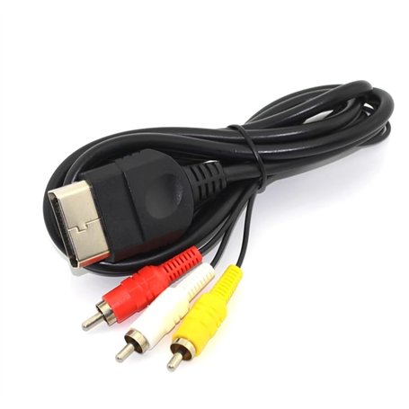 DARLINGTON & Sohns Câble péritel 3 RCA pour console Xbox - Câble de raccordement audio vidéo pour première console Xbox - Versio
