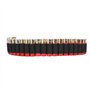 Cartouchiere, Ceinture pour Fusil de Chasse Calibre 12G 25 Tours Ceinture de Munitions Ceinture Bandolier en Coquille pour Carto