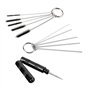 SAGUD Kit d'outils de Nettoyage pour Peinture aérographe