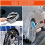 TEGOVE 39 Pcs Lot De Brosse Nettoyage Voiture,Kit de Brosse Nettoyage Voiture,Kit de Détail de Voiture pour Voiture,Jantes,Baign