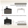 SOMMET Bicyclette Plaquettes de Frein à Disque 4 Paires pour Hayes Stroker RYDE/Redar/Dyno Sport Comp/Prime Sport