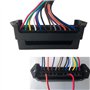 QitinDasen Premium 12 Voies Boîte à Fusibles avec Câbles, Porte-Fusible de Lame Standard Universel, Bloc de Fusible de Voiture, 