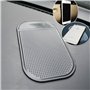 2 Pièces Tapis Antidérapant Voiture Tableau de Bord,Auto-Adhésif Tapis Intérieur de Voiture en Gel de Silicone Lavable Réutilisa
