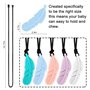 5 pièces colliers à mâcher sensuels pour enfants et adultes souffrant
