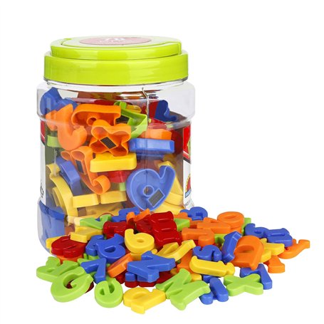 Autocollants de Letter Coloré Alphabet Stickers Autocollants Magnétiques Nombres Aimant De RéfrigérateurÉducatif Magnets pour En