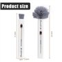 2 en 1 Microfibre Poussière Duster Maison avec 3 Têtes de Rechange pour Meubles