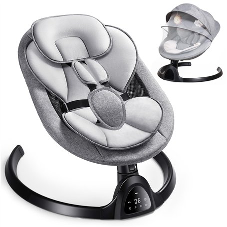 Kiloston Balancelle Bébé Électrique - Transat Bébé Électrique avec Application et Bluetooth