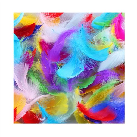 GIDWRIY 400 Pièces Plumes Colorées