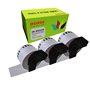 Doree DK-N55224 DKN55224 Lot de 3 étiquettes blanches non adhésives pour Brother P-Touch QL-650TD