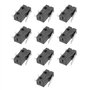 UKCOCO 20pcs interrupteur de fin de course étanche commutateur à bouton-poussoir momentané 3 broches longue charnière levier com