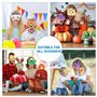 RUIJIE 32Pièces Masques à Colorier Enfants Masque Animaux Masques d'Animaux Vierges avec 2 Ensembles de 6 Stylos de Couleur et C