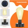 WRQIOO Lot de 4 ampoules solaires d'extérieur de 7 cm - Pièces de rechange pour lampes solaires de jardin - Avec ampoule LED cla