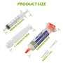 BOJACK 30ML Sans Plomb à Souder Flux Seringue Pâte à Souder avec 2 outils de distribution et seringue à tige poussoir pour Répar