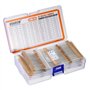 HUAREW Resistors Assortment Kit 1 Ohm Resistor -1m Ohm Resistor With 1/4W Carbon Film Resistor Kit Resistors Assortment 5% (1000