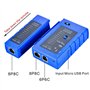 LEAGY Testeur de câble réseau RJ45 RJ11 RJ12 CAT5 CAT6 UTP USB Lan Wire Ethernet