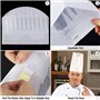 20 pièces de Chapeau de Chef jetable Chapeau de Chef pâtissier à dôme réglable de 9 Pouces,adapté à la Famille,au Restaurant,à l