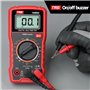 Multimètre Numérique, Polyvalent Ampèremètre Ohmmètre Auto-Ranging Voltmetre, Testeur Électrique, Mesure La Tension CA/CC, Résis