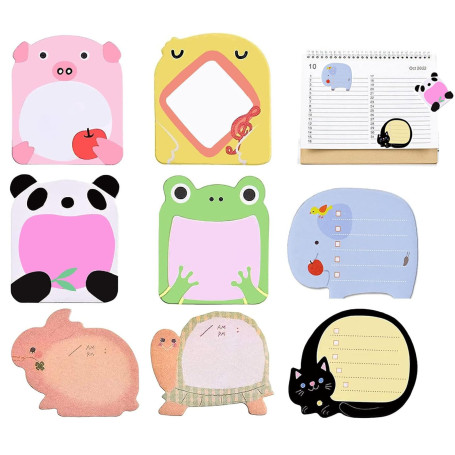 Sumnos - Lot de 32 petits blocs-notes autocollants pour enfants