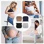 4 Pièces Extensions de Bouton Pantalon Élastique de Maternité, Extenseurs de Taille Ajustables pour Femmes Enceintes, Extension 